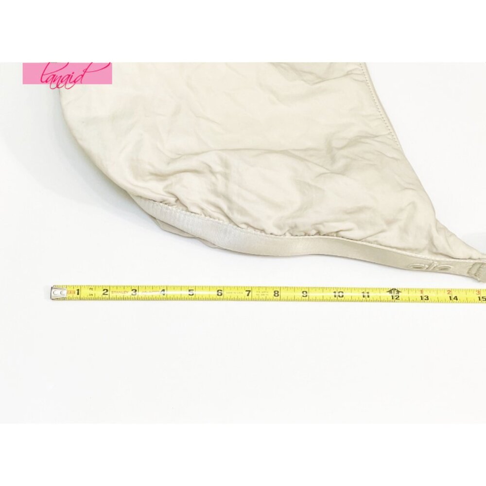 Alo Om The Go Gym Sling Bag Bone Cream Nude Large Weekend Shoulder Purse Tote - Picture 10 of 16